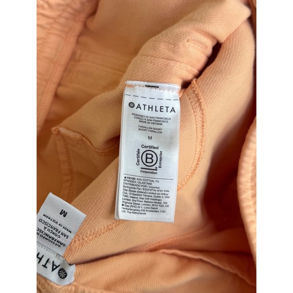 Threat Women's Drawstring Waist Shorts – Size M – Orange – 5-Pocket Style - Picture 6 of 7